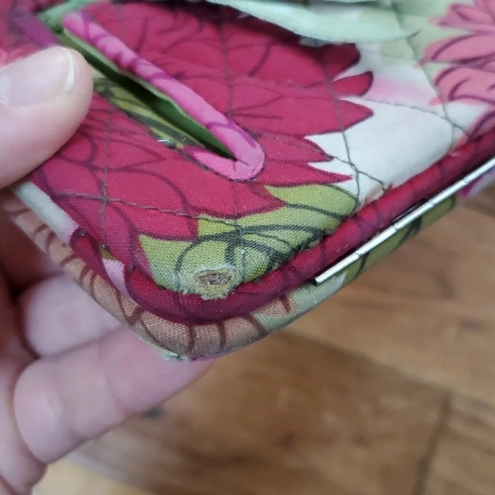 Vera Bradley clasp rectangle wallet